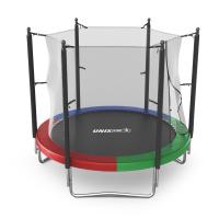 Батут UNIX Line Simple 8 ft (244 см) с внутренней защитной сеткой, цветной
