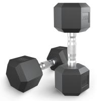 Гантель гексагональная UNIX Fit обрезиненная 10 кг / шт.