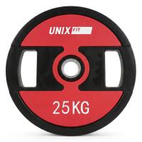 Диск уретановый c хватом UNIX Fit PRO 25 кг, 51 мм, 1 шт.