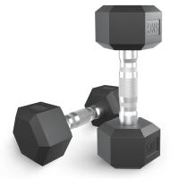 Гантель гексагональная UNIX Fit обрезиненная 5 кг / шт.