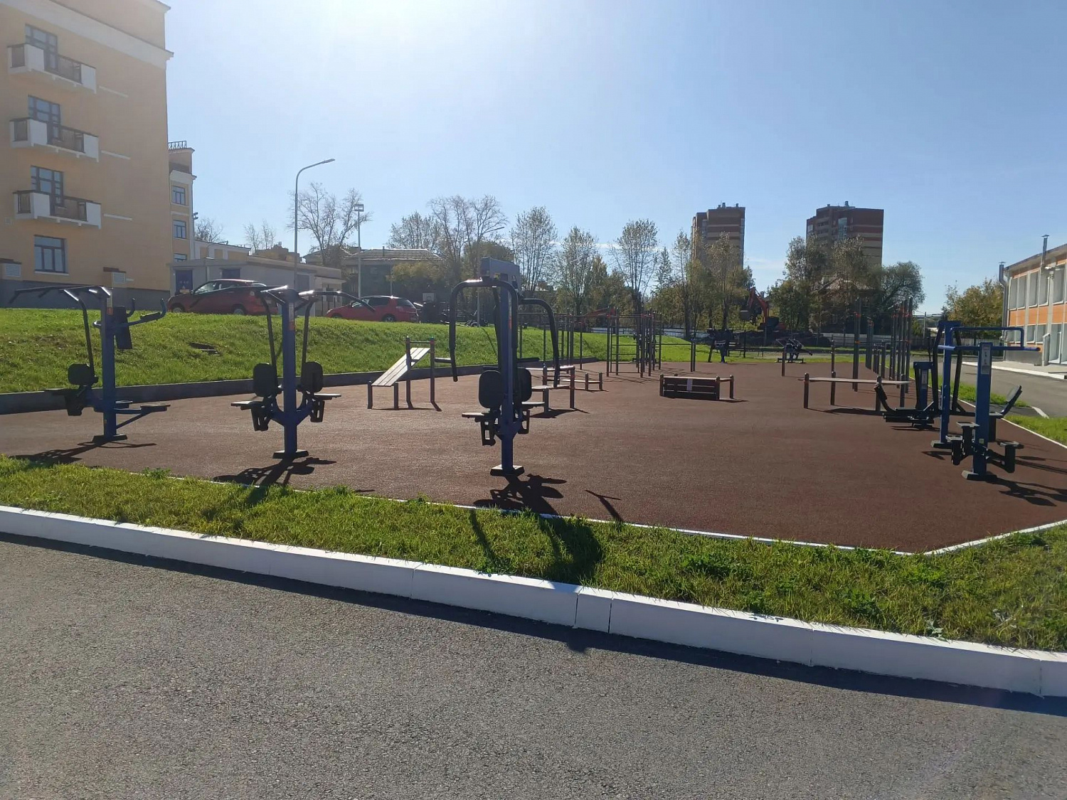 Оснащение площадки ГТО в Пермском политехническом колледже г. Пермь