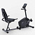 Горизонтальный велотренажер UNIX Fit BR-340E компактный / Compact