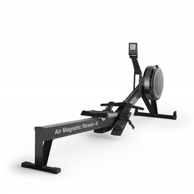 Гребной тренажер UNIX Fit Air аэромагнитный / Magnetic Rower-X черный
