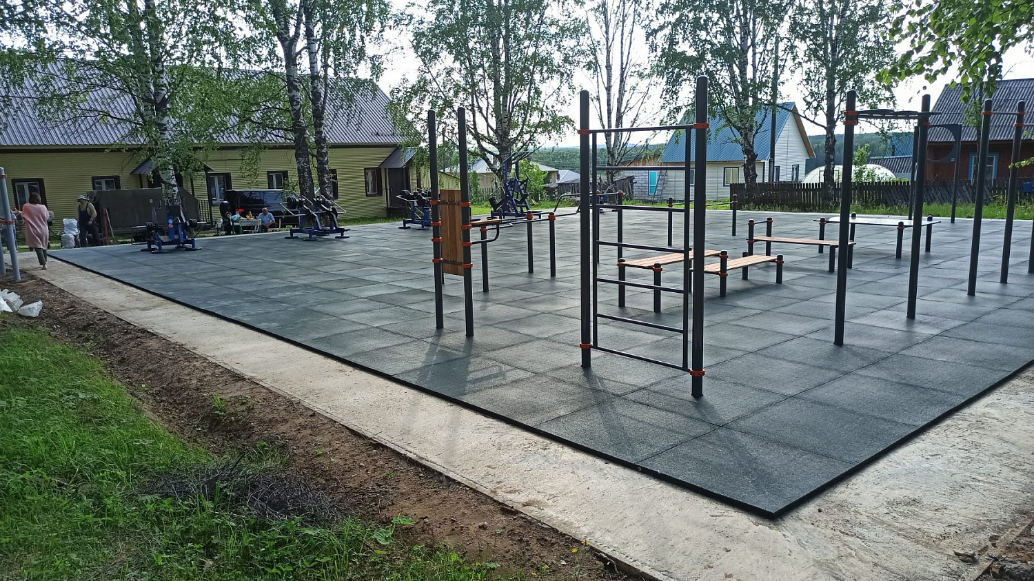 Уличная спортивная площадка в пос. Кочево. 2023 год.