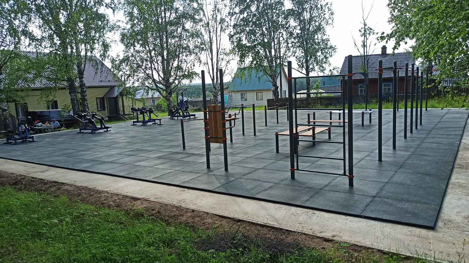 Уличная спортивная площадка в пос. Кочево. 2023 год.