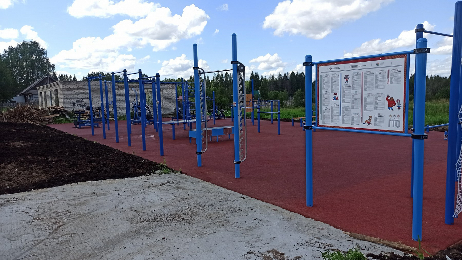 Воркаут-площадка, село Жуланово, 2023 год
