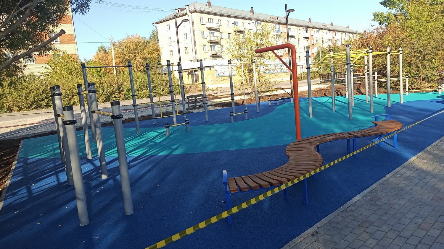 Тренажерная площадка набережная гор. Краснокамск