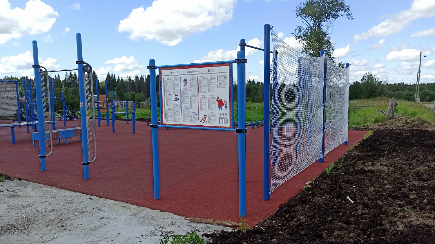 Воркаут-площадка, село Жуланово, 2023 год